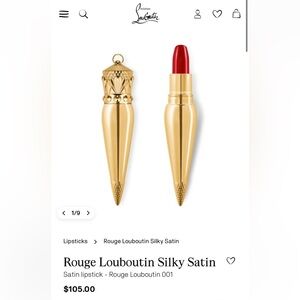 CHRISTIAN LOUBOUTIN ROUGE LOUBOUTIN SILKY SATIN LIPSTICK - ROUGE LOUBOUTIN 001